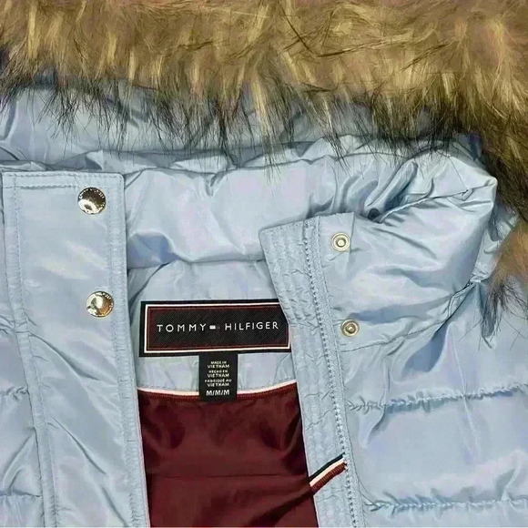 Light Blue Tommy Hilfiger Reflective Jacket - Picture 6 of 8